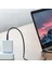 USB-C 60W 3A QC PD Hızlı Şarj Kablosu, 2 m, Siyah, 10306 2