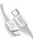 USB-C - Lightning 3A PD MFi Sertifikalı Hızlı Şarj Kablosu, 1 m, Beyaz, 10493 7