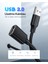 USB 2.0 Uzatma Kablosu Siyah 5 Metre, 10318 7
