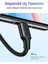 USB-C to USB-A 3A QC Hızlı Şarj Kablosu, 0,25 Metre, Siyah, 60114 10