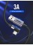 USB-C to USB-A 3A QC 90 Derece Hızlı Şarj Kablosu, 1 Metre, Uzay Girişi, 50941 2
