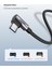 USB-C to USB-A 3A QC 90 Derece Hızlı Şarj Kablosu, 1 Metre, Uzay Girişi, 50941 5
