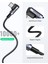 USB-C to USB-A 3A QC 90 Derece Hızlı Şarj Kablosu, 1 Metre, Uzay Girişi, 50941 11