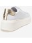 Gueno Beyaz Cilt Deri Kadın Spor Ayakkabı 6