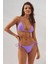 Üçgen Doldulu Brazilian Bikini Mor 231223 5