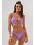 Üçgen Doldulu Brazilian Bikini Mor 231223 7