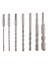 7 Pcs Sds Plus Hammer Matkap Bit Seti (4 Flüt) Beton Tuğla Blok Taş Duvarcılığı ve Granit Için (Yurt Dışından) 1