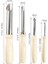 4 Parça Seramik Alet Paslanmaz Çelik Zımba Kap Deliği Sonda Pratik Ahşap Tutamak Manuel Set (Yurt Dışından) 5