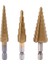 12 Pcs Hss Titanyum Adım Matkap Bit Seti ve 4 Pcs Otomatik Merkez Punch (Yurt Dışından) 4