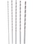 15 Adet Ekstra Uzun Hızlı Çelik Matkap Ucu Setleri Düz Şaft Twist Matkap Bit Aracı 2-5mm Ahşap Için (Yurt Dışından) 4
