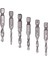6pcs Matkap Tap Seti Hex Shank Sae Kombinasyon Matkap ve Tap Bit Seti Hss 4341 Vida Tap Deburr Matkap Bit (Yurt Dışından) 1