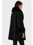 Via Dante Oversize Fit Şal Yaka Kürk Detaylı Astarlı Mont Bayan Mont 690852 3