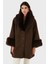 Via Dante Oversize Fit Şal Yaka Kürk Detaylı Astarlı Mont Bayan Mont 690852 4