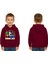 Unisex Roblox Baskılı Çocuk Swaetshirt Baskılı Kapüşonlu 3 Iplik Şardonlu 1