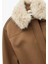 Çıkarılabilir Kürk Yakalı Uzun Kollu Ceket 3