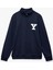Uzun Kollu Yarım Fermuarlı Lisanslı Yale Baskılı Sweatshirt 1