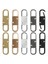 Fermuar Çekme Değiştirme 10 Pc Çift Açılış Fermuarı Klipsi Hırsızlık Caydırıcı Çıkarılabilir Metal Fermuar Çekme Sekmesi 5 Renk (Yurt Dışından) 1