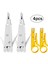 4x Yumruk Aracı Idc RJ45 RJ11 CAT5E Cat6 Ağ Telekom Telekom Telekom Kablo Soketi Etki Terminal Ekleme Araçları (Yurt Dışından) 4