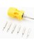 2pcs 6 Arada Çok Fonksiyonlu Tornavida Set El Aletleri Tornavida T-Head Çok Spesifikasyon Tornavida (Yurt Dışından) 2