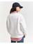 Kadın Beyaz Relaxed Fit Bisiklet Yaka Sweatshirt 4201414.113 2