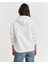 Kadın Beyaz Relaxed Fit Kapüşonlu Sweatshirt 4201413.113 3