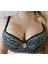 Dolgulu, Balenli, Toparlayıcı Sütyen 90 Beden Siyah Beyaz Alaca 3