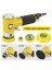 Mini 2 / 3inch Air Sander Pnömatik Parlatıcı Öğütücü Tamponu Çift Oyunculuk Track Parlatıcı A (Yurt Dışından) 3