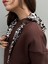 Kadın Kahve Leopar Şal Detaylı Oversize Sweatshirts 30096 2