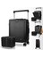 Bold Pc Policarbon 2'li Valiz Seti (Kabin ve Makyaj) Siyah 1