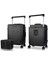 Bold Pc Policarbon 2'li Valiz Seti (Kabin ve Makyaj) Siyah 2