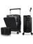 Bold Pc Policarbon 2'li Valiz Seti (Kabin ve Makyaj) Siyah 4