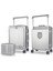 Bold Pc Policarbon 2'li Valiz Seti (Kabin ve Makyaj) Silver 2
