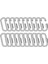 M6-20PCS Hızlı Bağlantılar Zincir Konektörler 1/4in Galvanizli Zincir Kilitleme Karabinacılar Kancaları 620LBS Ağır Yorum Iplik Klipleri (Yurt Dışından) 1