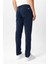 Lacivert Slim Fit Pamuklu Yan Cep Chino Pantolon 7