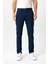 Lacivert Slim Fit Pamuklu Yan Cep Chino Pantolon 2