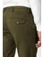 Haki Slim Fit Pamuklu Yan Cep Chino Pantolon 4