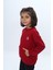 Kız Çocuk Mini Kalp Baskılı Sweatshirt 3
