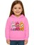 Unisex Baskılı Çocuk Swaetshirt Labubu Baskılı Kapüşonlu 3 Iplik Şardonlu 2