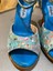 “red Art” Mavi Bilekten Çift Atkılı 8,5 cm 13 Pont Topuk Boyu Tango, Dans ve Abiye Ayakkabısı 2