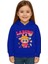 Unisex Baskılı Çocuk Swaetshirt Labubu Baskılı Kapüşonlu 3 Iplik Şardonlu 2