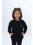 Kız Çocuk Mini Kalp Baskılı Sweatshirt 1