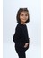 Kız Çocuk Mini Kalp Baskılı Sweatshirt 2