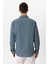Gri Slim Fit Armürlü %100 Pamuk Gömlek 4