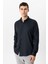 Siyah Slim Fit %100 Pamuk Gömlek 2