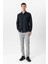 Siyah Slim Fit %100 Pamuk Gömlek 6