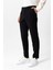 Siyah Slim Fit Yan Cep Casual Pantolon 2