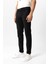 Siyah Slim Fit Pamuklu Yan Cep Chino Pantolon 3