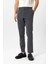 Koyu Gri Slim Fit Casual Pantolon 3