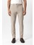 Bej Regular Fit Beli Lastikli Yan Cep Casual Pantolon 1