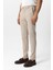 Bej Regular Fit Beli Lastikli Yan Cep Casual Pantolon 2
